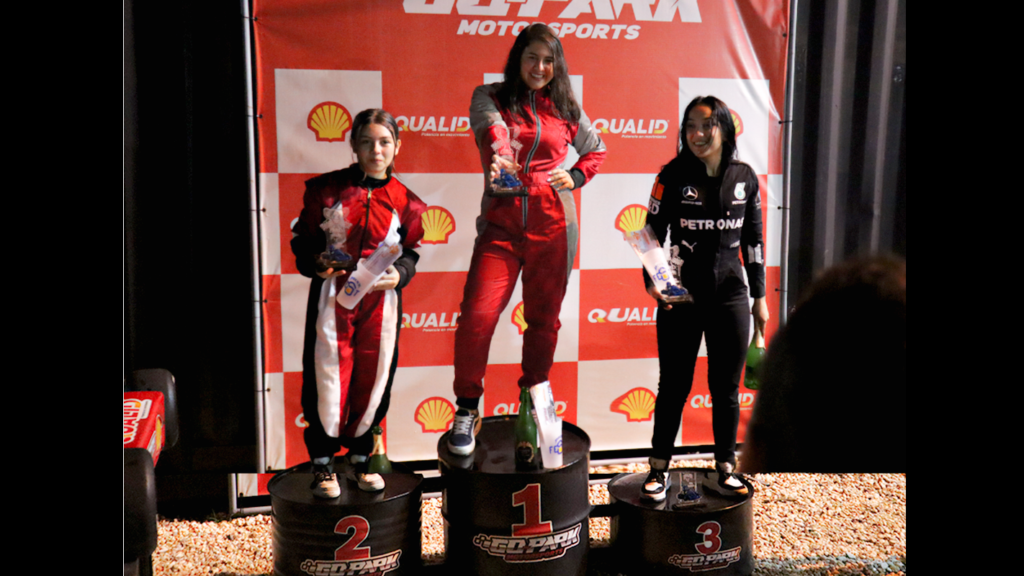 Corporación b&d logra podio en válida de Karting